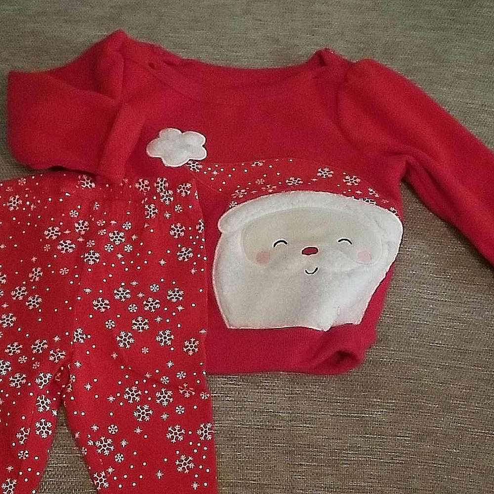 Santa Christmas sweater and pant set